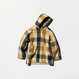 Vintage《Woolrich》Plaid Patterned Boa Jacket with Hoodie