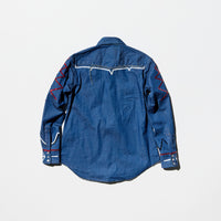 《VELVET》Original Edition “VELVET FORMATION” Sequin Denim Shirt
