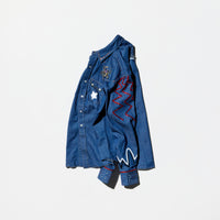 《VELVET》Original Edition “VELVET FORMATION” Sequin Denim Shirt