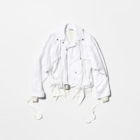 《Midorikawa》LINEN DOCKING RIDERS JACKET