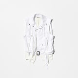 《Midorikawa》LINEN DOCKING RIDERS JACKET