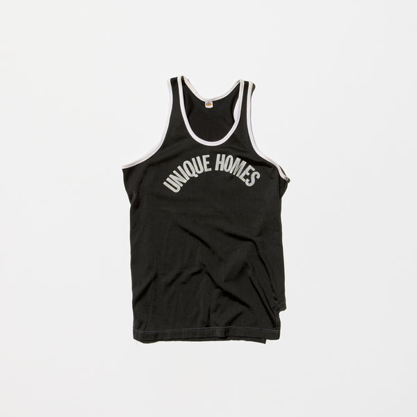 Vintage《RUSSELL ATHLETIC》60s “UNIQUE HOMES” Sleeveless Shirt