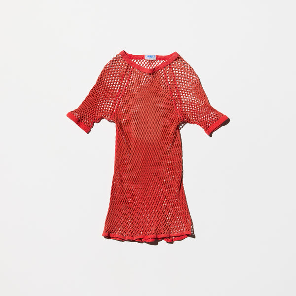 Vintage《NORDE-NET》Red Mesh T-shirt