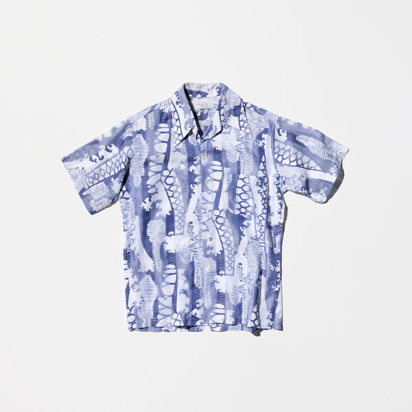Vintage《Reyn's MEN'S WEAR》Patterned Sheer Shirt