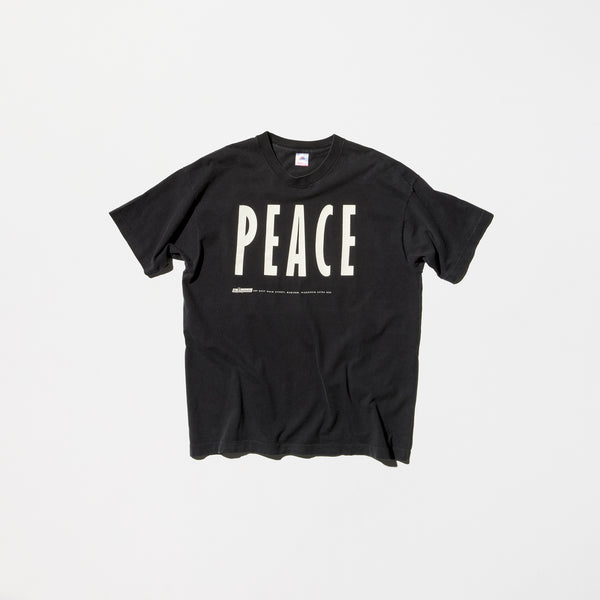 Vintage《FRUIT OF THE LOOM》80s “PEACE” “JUSTICE” T-shirt