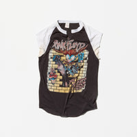 Vintage《Anvil》80s “PINK FLOYD” Cut-off Sleeve Band T-shirt