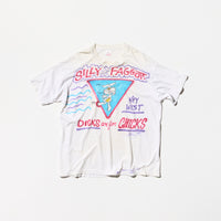 Vintage《FRUIT OF THE LOOM》“SILLY⭐︎FAGGOTT” Hand Painted T-shirt