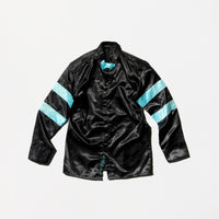 Vintage Black&Blue Satin Jockey Shirt