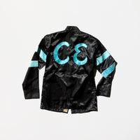 Vintage Black&Blue Satin Jockey Shirt