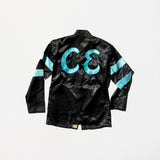 Vintage Black&Blue Satin Jockey Shirt