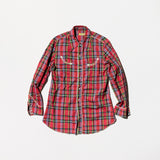 Vintage《MADE IN California》50s Plaid Pattern Western Shirt