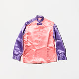 Vintage Pink×Purple Satin Jockey Shirt