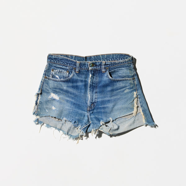 Vintage《LEVI'S》“BIG E” Cut-off Denim Short Pants
