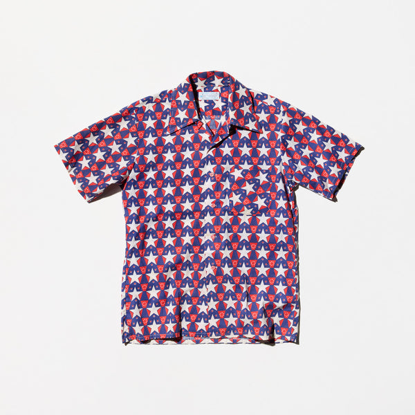 Vintage《PERMANENT PRESS》Stars Short Sleeve Shirt