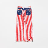 Vintage Stars and Stripes Boots-cut Pants