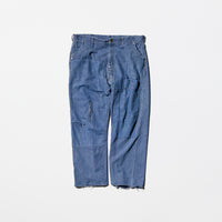 Vintage 1970s《Powr House》Light Boro Big Denim Painter Pants