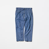 Vintage 1970s《Powr House》Light Boro Big Denim Painter Pants