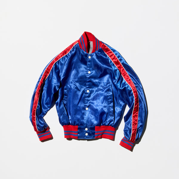 Vintage《KEITH STUART》Satin Sports Jacket