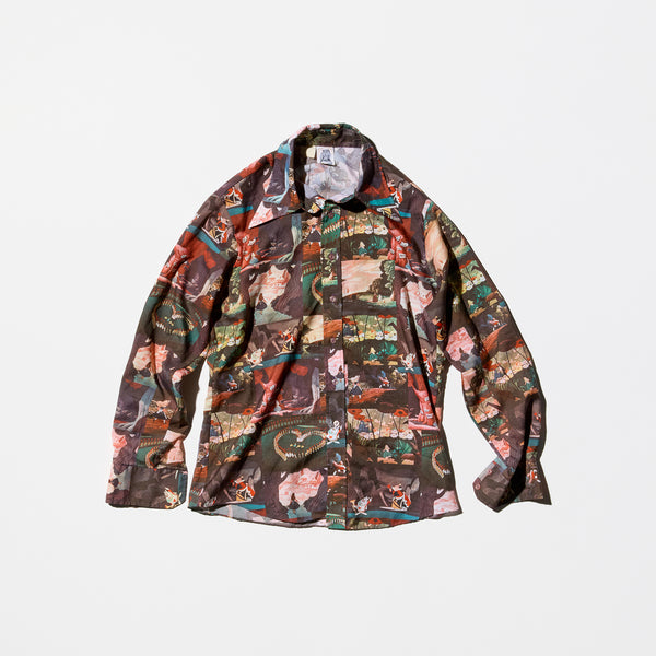Vintage《KENNINGTON》“Alice in Wonderland” Patterned Shirt