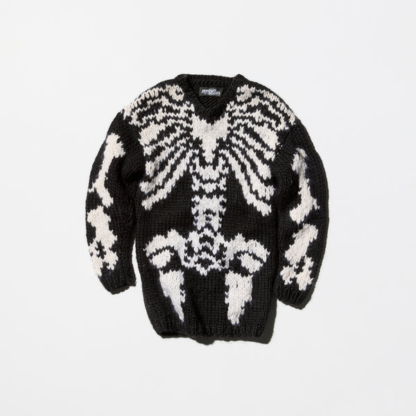 Archive《JEREMY SCOTT》“Skeleton” Low Gauge Alpaca Sweater