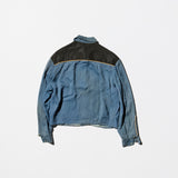 Vintage 1959《Westerner》Blue Gabardine×Velvet×Glitter Western Jacket
