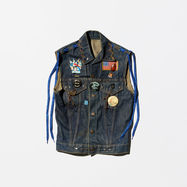 Vintage 1972《LEVI'S》Customized Denim Bikers Vest