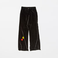 Vintage《maximam》Sequin Playing Card Patterned Velvet Shirt&Pants Set-up