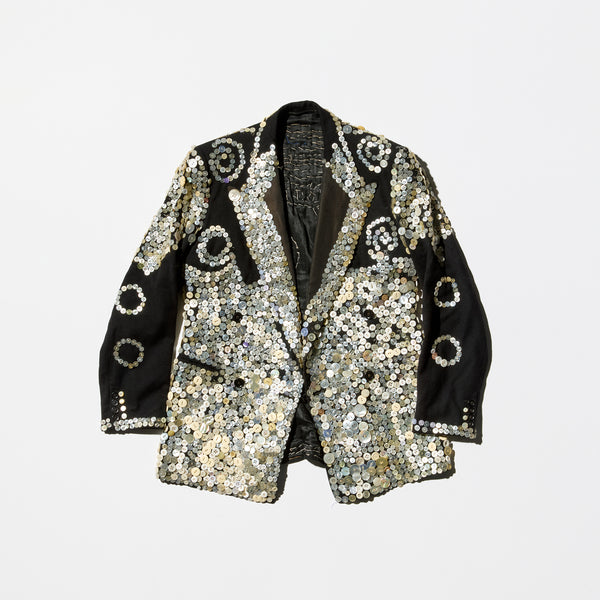 Vintage “Pearly King” Old Costume Jacket Made in England