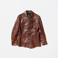 Vintage《DONNA》Leather Shirt&Pants Set-up
