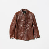 Vintage《DONNA》Leather Shirt&Pants Set-up