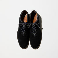 Vintage《Sacks Fifth Avenue》Black Nubuck Leather Lace-up Shoes