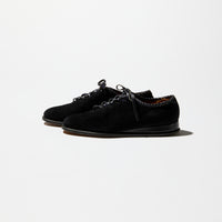 Vintage《Sacks Fifth Avenue》Black Nubuck Leather Lace-up Shoes