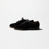 Vintage《Sacks Fifth Avenue》Black Nubuck Leather Lace-up Shoes