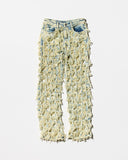 Vintage Y2K《PRETTYLITTLETHINGS》Destroy & Crush Finish Denim Pants