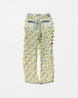 Vintage Y2K《PRETTYLITTLETHINGS》Destroy & Crush Finish Denim Pants