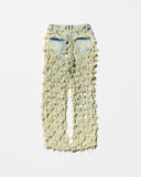 Vintage Y2K《PRETTYLITTLETHINGS》Destroy & Crush Finish Denim Pants