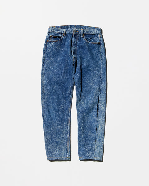 Vintage 80s《Levi's》“501-0112” Chemical Wash Denim Pants Made in U.S.A.
