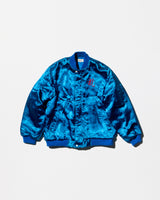 Vintage《銀湖 SILVER LAKE》“龍” Blue Satin Bomber Jacket