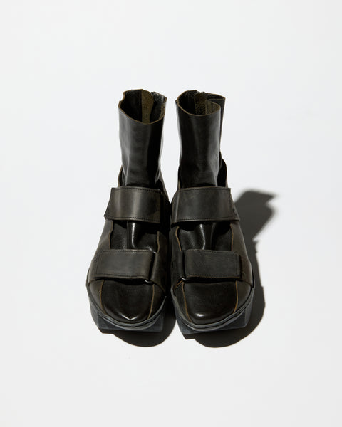 Archive《trippen》Leather Double Strap Boots