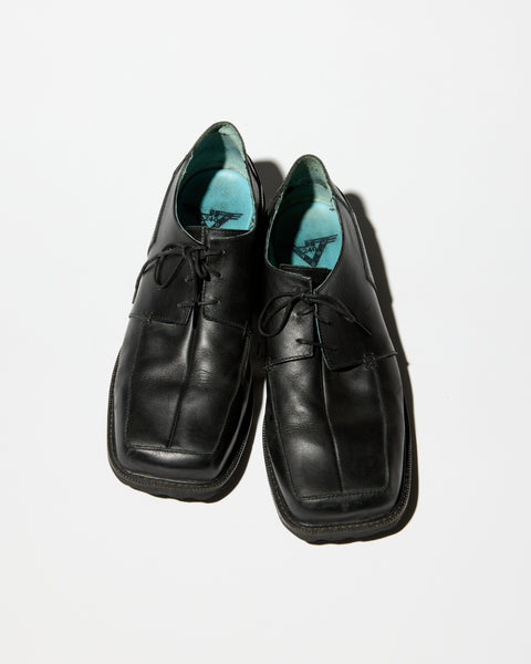 Archive《Faboes》Square Two Leather Shoes