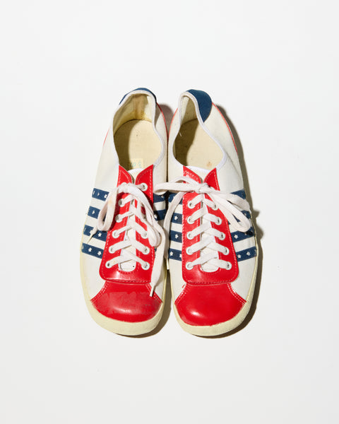 Vintage “Stars&Stripes” Canvas Sneaker