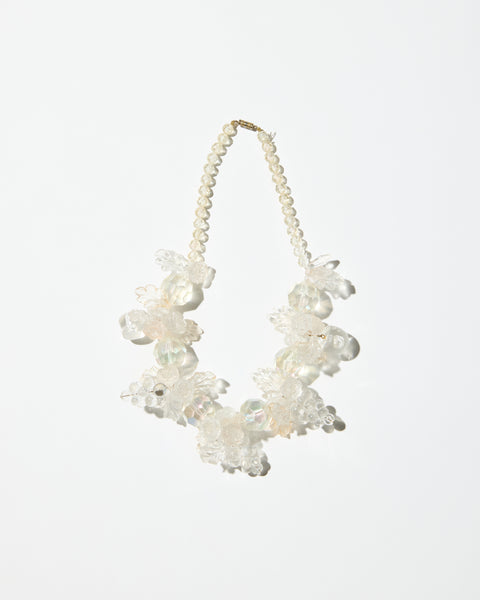 Antique “Grape&Apple” Crystal Beads Necklace