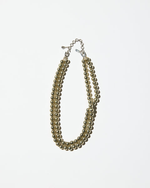 Vintage Double Ball Chain Necklace