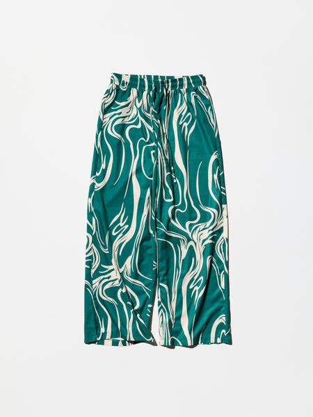 Vintage Abstract Patterned Easy Wide Pants