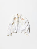 Vintage White Gabardine Souvenir Jacket a.k.a. Yokosuka Jumper
