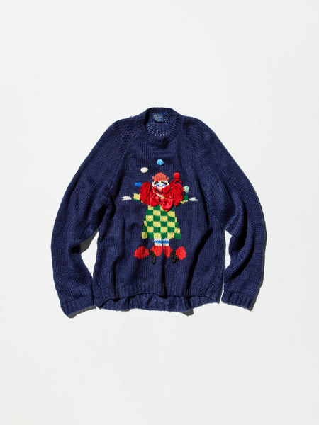 Vintage《MiKi Ⅱ》“Clown” Low Gage Sweater