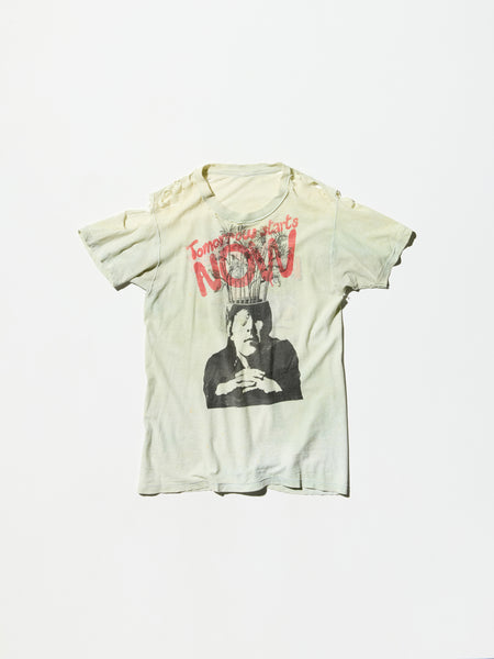 Vintage “Tomorrow starts Now (John Lennon Courage)” “Mickey Rat” Boro Reversible T-shirt