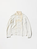 Vintage 50s Deadstock《Leighton》White Glitter Shirt