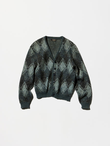 Vintage《PURITAN》60s Argyle Mohair Sweater