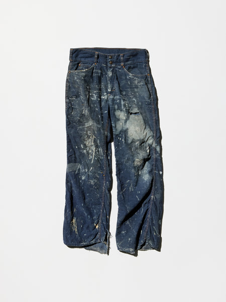 Vintage Splash Painted Boro Corduroy Pants